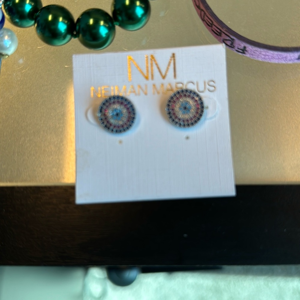 Evil Eye Earrings From Neiman Marcus